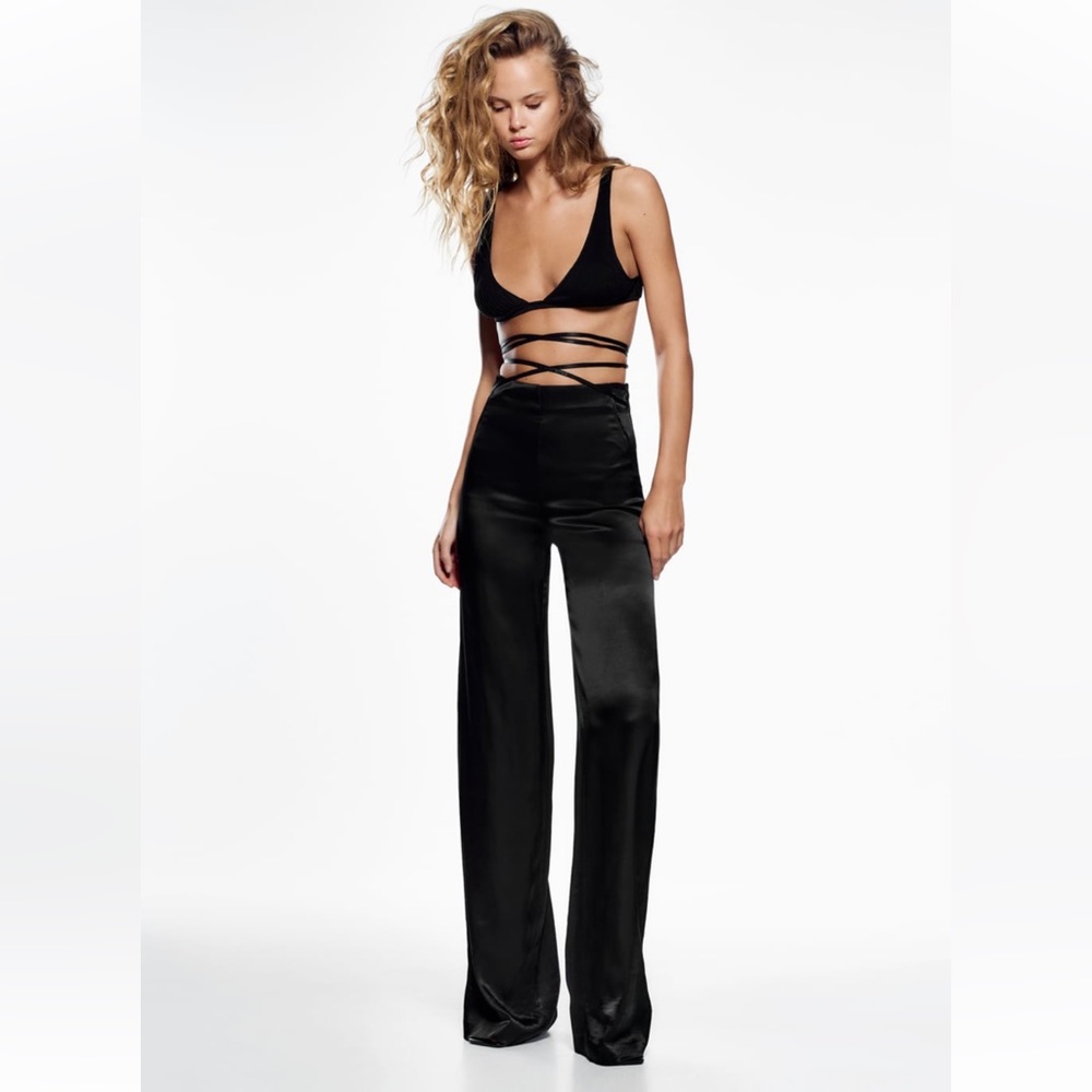 Zara Satin Trousers